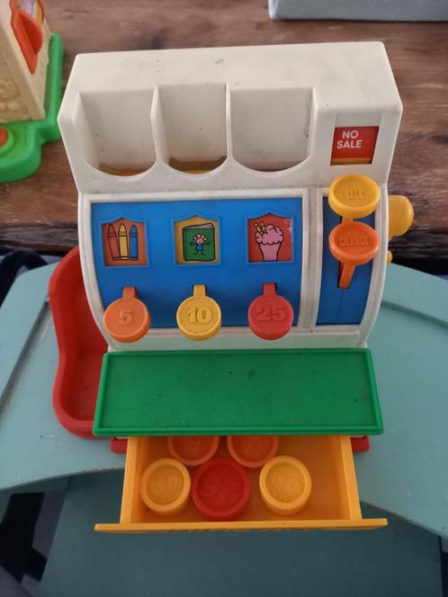 Fisher price oud speelgoed kassa, Kinderen en Baby's, Speelgoed | Fisher-Price, Zo goed als nieuw, Ophalen
