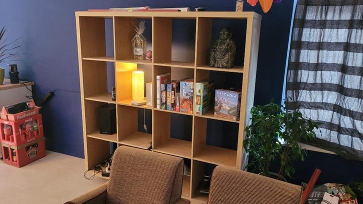 Kallax (achtige) blokkenkast, Huis en Inrichting, Kasten | Boekenkasten, Zo goed als nieuw, 150 tot 200 cm, 150 tot 200 cm, 25 tot 50 cm