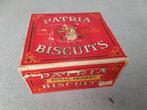antiek PATRIA BISCUITS ROYAL DESSERT BLIK AMSTERDAM €29, Verzamelen, Blikken, Ophalen of Verzenden, Zo goed als nieuw, Overige