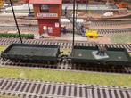 fleischmann wagons bij kraan, Hobby en Vrije tijd, Modeltreinen | H0, Gebruikt, Gelijkstroom, Fleischmann, Wagon