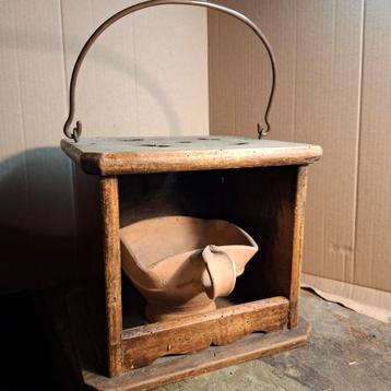 Eikenhoutenstoof met vuurkorfje beschikbaar voor biedingen