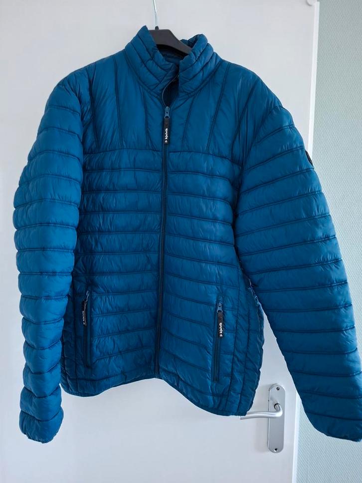 Kjelvik Winterjas - Blauw - XXL, Kleding | Heren, Jassen | Winter, Zo goed als nieuw, Overige maten, Blauw, Ophalen of Verzenden