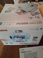 Canon PIXMA mini 220 Fotoprinter - Zo goed als nieuw!, Computers en Software, Printers, Draadloos, Fotoprinter, Canon, Inkjetprinter