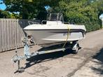 Elan15 met een Suzuki 40PK + Pega trailer, Watersport en Boten, Ophalen, Gebruikt, 30 tot 50 pk, 3 tot 6 meter