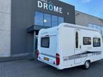 Hobby De Luxe 440 SB/F MOVER+VOORTENT+FIETSENDRA, Caravans en Kamperen, Hobby, Bedrijf, Treinzit, 4 tot 5 meter