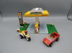 lego 1256 Shell tankstation, Ophalen of Verzenden, Gebruikt, Complete set, Lego