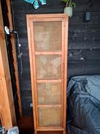 Webbing kast smal Bandung Bruin, Ophalen, Zo goed als nieuw