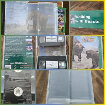 Walking with Beasts BBC, 2 st.(1 verpakt) kinder VHS banden! beschikbaar voor biedingen