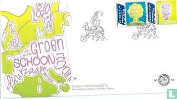 FDC E635 Europazegels Wereld groen 2011 NL onbeschreven
 beschikbaar voor biedingen