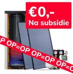 200 Liter Zonneboiler met 2 vlakke plaat collectoren €0,00 !, Ophalen, 100 liter of meer, Nieuw, Boiler