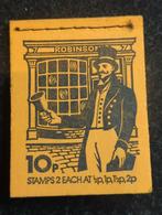 Clive abbott 1972 10p stamps postZegel boekje, Ophalen of Verzenden, BRD, Postfris