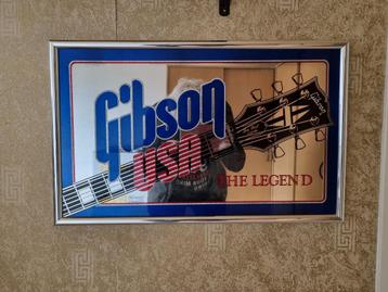 Gibson reclame spiegel beschikbaar voor biedingen