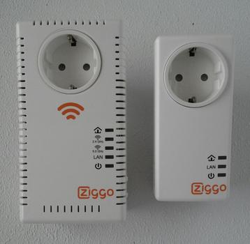 Ziggo powerline + wifi (werkt ook met andere providers!!!) beschikbaar voor biedingen