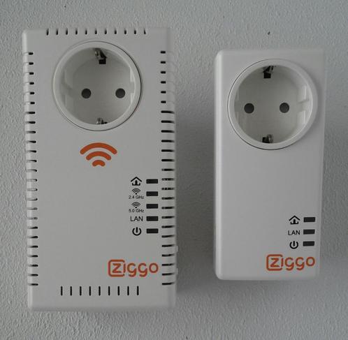 Ziggo powerline + wifi (werkt ook met andere providers!!!), Computers en Software, WiFi-versterkers, Zo goed als nieuw, Ophalen of Verzenden