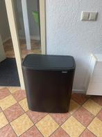Prullenbak Brabantia 2 vakken, Huis en Inrichting, Ophalen, Gebruikt, 50 tot 75 cm, 40 liter of meer