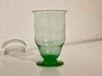Bekervaas, meerblauw, Gidding, Leerdam, Antiek en Kunst, Ophalen of Verzenden