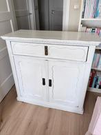 Wit brocante kastje, Ophalen, Gebruikt, Met deur(en), 50 tot 100 cm