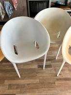 2 egg chairs, Tuin en Terras, Kunststof, Ophalen of Verzenden, Zo goed als nieuw, Stapelbaar