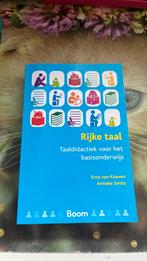 Rijke taal - taaldidactiek voor basisonderwijs, Boeken, Overige Boeken, Ophalen of Verzenden, Nieuw