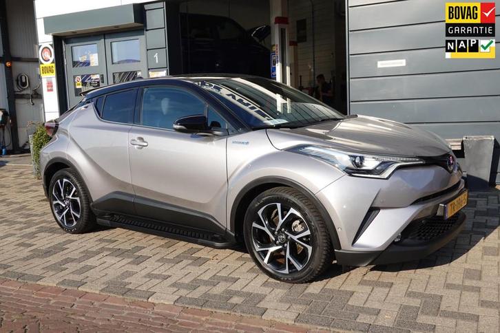 Toyota C-HR 1.8 Hybrid Bi-Tone UNIEKE KM STAND, Auto's, Toyota, Te koop, C-HR, ABS, Achteruitrijcamera, Adaptive Cruise Control