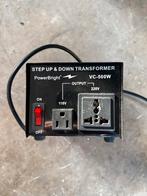 PowerBright VC-500W Step Up & Down Transformator, Ophalen of Verzenden, Gebruikt