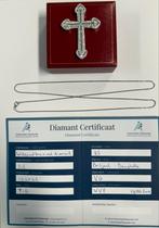 Prachtig Witgouden Kruis met Diamanten, Ophalen, Wit, Nieuw, Goud