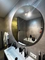 Badkamer spiegel 120cm rond met verwarming verlichting, Ophalen of Verzenden, Zo goed als nieuw, Rond, Minder dan 100 cm