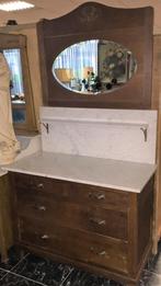 0156 Antieke eiken commode., Ophalen of Verzenden