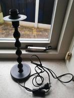 Tafellamp voet zgan Vintage donker bruin, Gebruikt, Vintage, Ophalen of Verzenden, Metaal