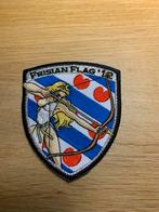 Frisian Flag 2012 f16 patch 322 / 323 sqn KLU EHLW, Ophalen of Verzenden, Luchtmacht, Nederland, Embleem of Badge