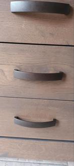 9 lade/kast grepen 128 mm., Overige materialen, Ophalen of Verzenden, Zo goed als nieuw, Minder dan 100 cm