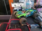 Traxxas rustler 4x4 hobbywing rtr Compleet set, Gebruikt, Auto offroad, Schaal 1:10, RTR (Ready to Run)