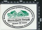 Sticker: Gerrie Hoeve - Lattrop (4), Ophalen of Verzenden, Zo goed als nieuw, Bedrijf of Vereniging
