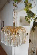 Teardrop lamp Murano goud jaren 70/80 kroonluchter, Zo goed als nieuw, Ophalen