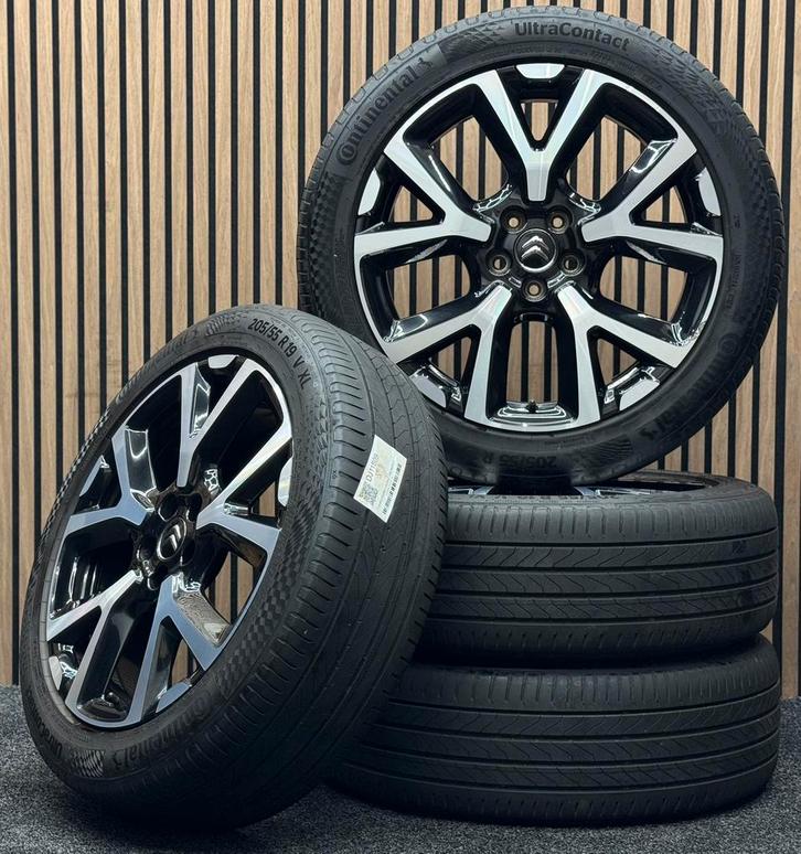 Originele 19 inch Citroen C5 Aircross 5x108 ET38 Continental, Auto-onderdelen, Banden en Velgen, Banden en Velgen, Zomerbanden