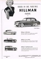 Hillman advertentie uit Tijdschrift 1953, Verzenden, Gebruikt