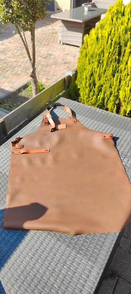 Nieuw Palllieter Lederen Schort - Stijlvol en Duurzaam, Antiek en Kunst, Antiek | Kleding en Accessoires, Dames, Heren, Ophalen of Verzenden