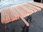 Partij 57 stuks Meranti latten geschaafd 16x25x3650mm, Planken, Nieuw, Ophalen of Verzenden, Hardhout