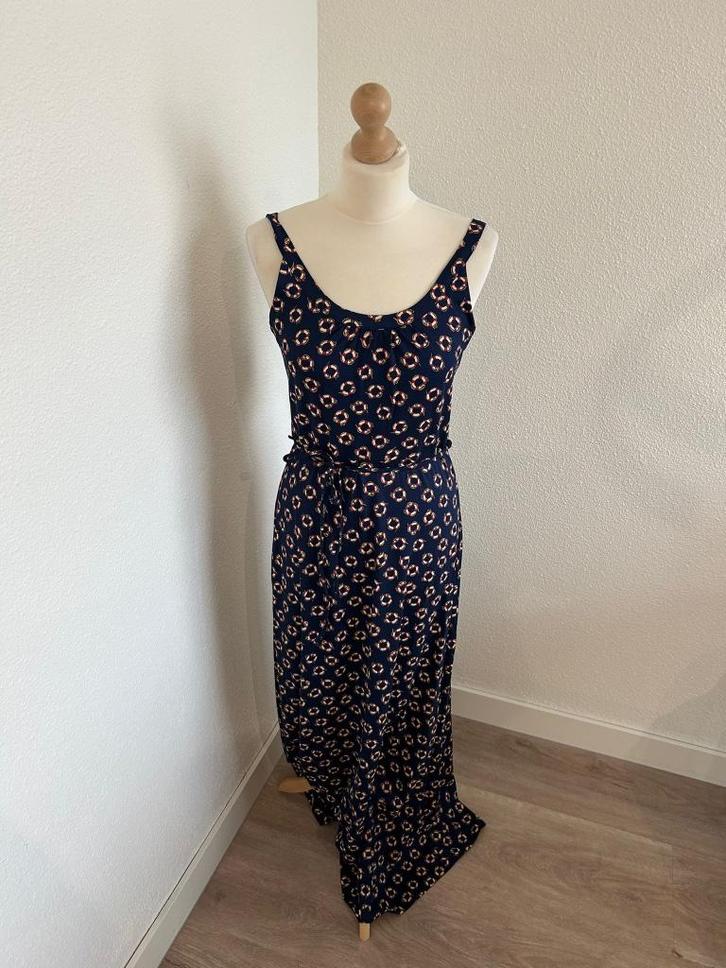 King Louie maat M NIEUWE Allison maxi marina jurk 448, Kleding | Dames, Jurken, Nieuw, Maat 38/40 (M), Blauw, Onder de knie, Ophalen of Verzenden