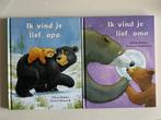 Ik vind je lief, opa - Ik vind je lief, oma - Jillian Harker, Ophalen of Verzenden, Zo goed als nieuw, Voorleesboek