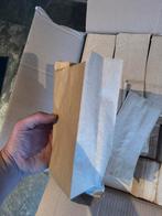 Papieren bruine friet en snack zakjes, doos 10KG, Ophalen of Verzenden, Nieuw