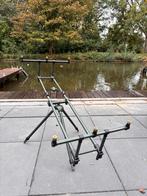 JRC tri-pod rodpod voor 3 hengels, Watersport en Boten, Hengelsport | Karpervissen, Ophalen, Zo goed als nieuw, Complete set