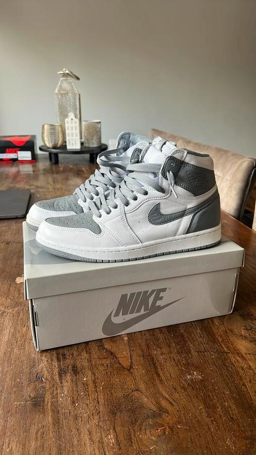 Nike Air Jordan 1 Silver Metallic maat 42,5, Kleding | Heren, Schoenen, Zo goed als nieuw, Sneakers of Gympen, Wit, Ophalen of Verzenden