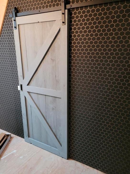 Steigerhouten loftdeur, Doe-het-zelf en Verbouw, Kozijnen en Schuifpuien, Nieuw, Deurkozijn, Hout, 225 cm of meer, 225 cm of meer