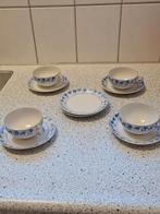 Kop en schotels, 4 stuks antiek/ vintage, Ophalen of Verzenden