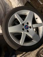 Saab Alu 36 velgen met winterbanden, Auto-onderdelen, Banden en Velgen, Ophalen, Velg(en), 17 inch, Winterbanden