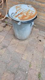 Oude zinken afvalbak Rucphen, Ophalen, Gebruikt, Minder dan 50 cm