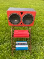 Subwoofer versterker speaker auto geluid box, Auto diversen, Autospeakers, Ophalen of Verzenden, Gebruikt