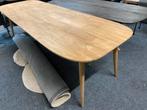Tafel tabassum 260x100 deens ovaal gerecycled teak, Ophalen, 100 tot 150 cm, Teakhout, Vijf personen of meer