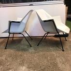 2 IZGS Gispen 416 fauteuil chair kuipstoel stoel, 75 tot 100 cm, Ophalen of Verzenden, Zo goed als nieuw, Nvt